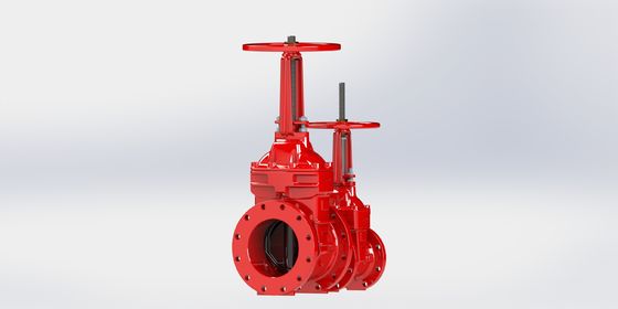 Válvula de puerta UL FM con sello EPDM y recubrimiento epoxi fusionado para sistemas de lucha contra incendios