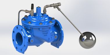 Válvula de control de flotación de modulación de conexión de extremos de brida de acero inoxidable para la industria